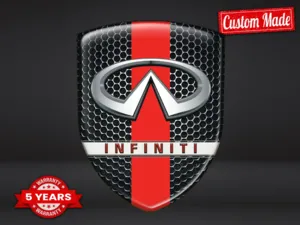 Infiniti Domed badges Custom Look Superior Car Labels